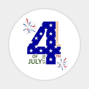 4th of july independence day Magnet